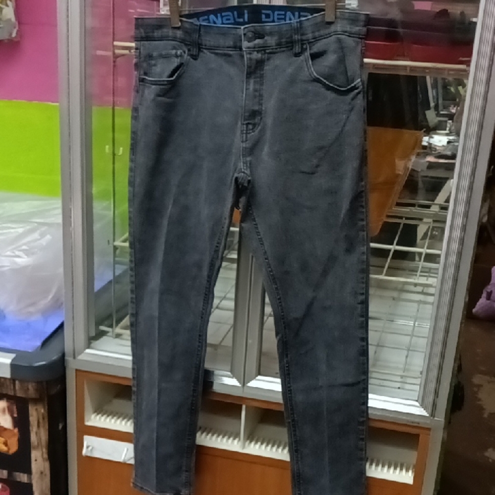 Men's Skinny Dark Grey Jeans - Denali